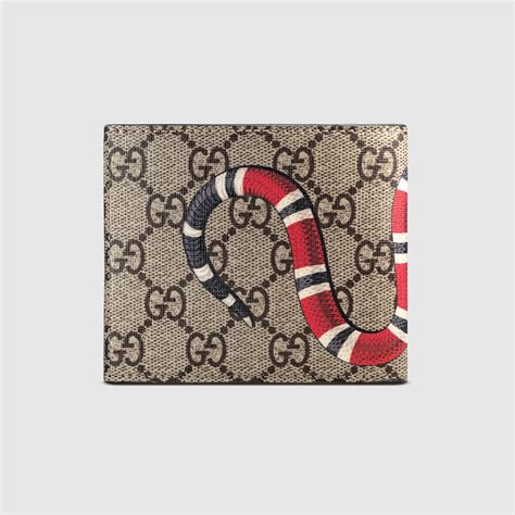 gucci wallet snake replica|gucci snake wallet men.